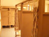 The old Boy's School Bathroom has been retrofitted with modern showers.